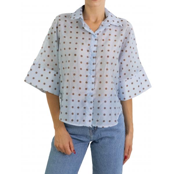 Camicia con pois